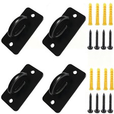 4 Pcs Resistance Bands Door Anchor, Battle Rope Anchor, Ceiling Hooks Heavy D...