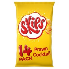 Skips Prawn Cocktail Multipack Crisps 14 x 13.1g (Pack of 3)