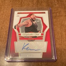 Panini 2024 National Treasures WWE Rezar Definitive Ink #DK-RZR Auto #81/99