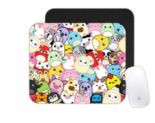 Custom Mouse Pad Cute Squishy Animal Plush Characters Fan Office Desk Mat