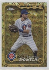 2024 Gilded Collection Gold Mini-Diamond Refractor 48/50 Dansby Swanson #82 1q2