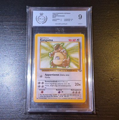 Nintendo Pokémon TCG Kangama Dschungel 2000 Deutsch 21/64 Rare, PGS 9