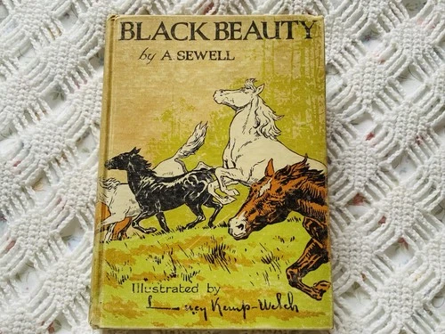 Black Beauty By Anna Sewell Vintage Illustrated Hardback Book