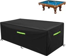 Pool Table Cover, Billiard Table Covers with Handles Buckles Drawstring Indoor