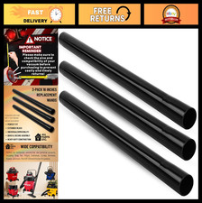 32mm Vacuum Extension Wands - 15.75" Shop Vac Attachments, 3 Pack, 1.25" Fitting