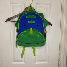 Skip Hop Zoo Little Kid Backpack Rhino Blue Green Toddler School Bag