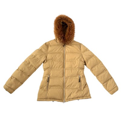 Prada Daunenjacke Größe 44 Beige / sehr gut