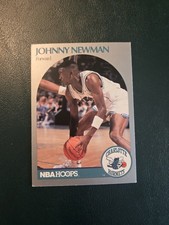 1990-1991 NBA Hoops - Charlotte Hornets - Johnny Newman