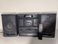 Vintage Sanyo DC-D7U Radio FM/AM Compact Disc Player Cassette With Remote