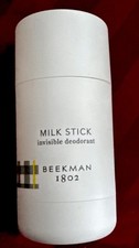 Beekman 1802 Milk Stick Deodorant, Aluminum-Free, 2.5 fl oz 75g 