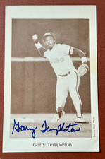 Garry Templeton signed autograph (Dennis Mock Photo)