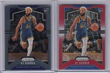 🏀 2 - KY BOWMAN 2019-20 PRIZM RED HOLO REFRACTOR # 149 + BASE RC