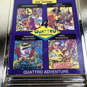 Quattro Adventure (NES, 1991) With Manual And Clear Case (Tested)