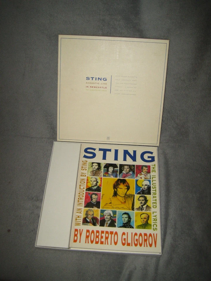 Limitiert Box Set Sting Acoustic Live In Newcastle The illustrated Lyrics - Bild 4 von 4