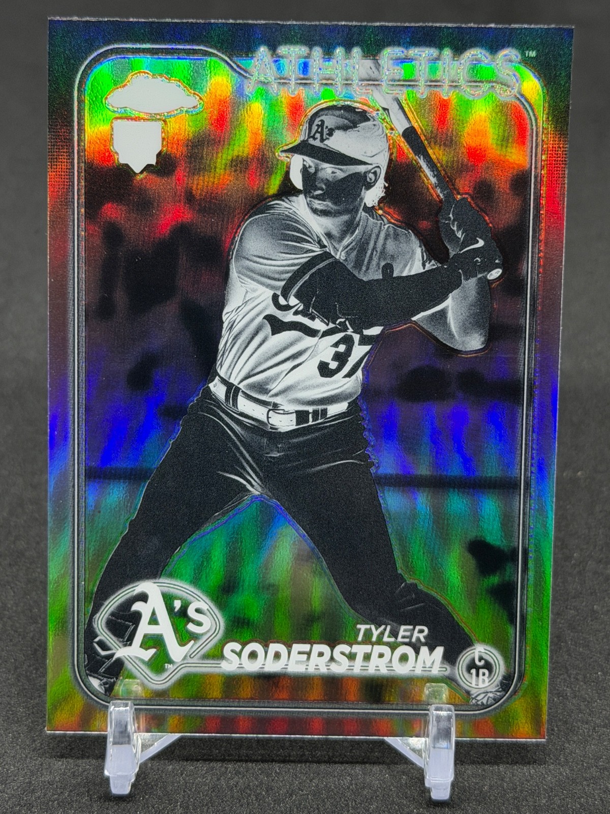 2024 Topps Chrome - Tyler Soderstrom #298 Negative Refractor (RC)