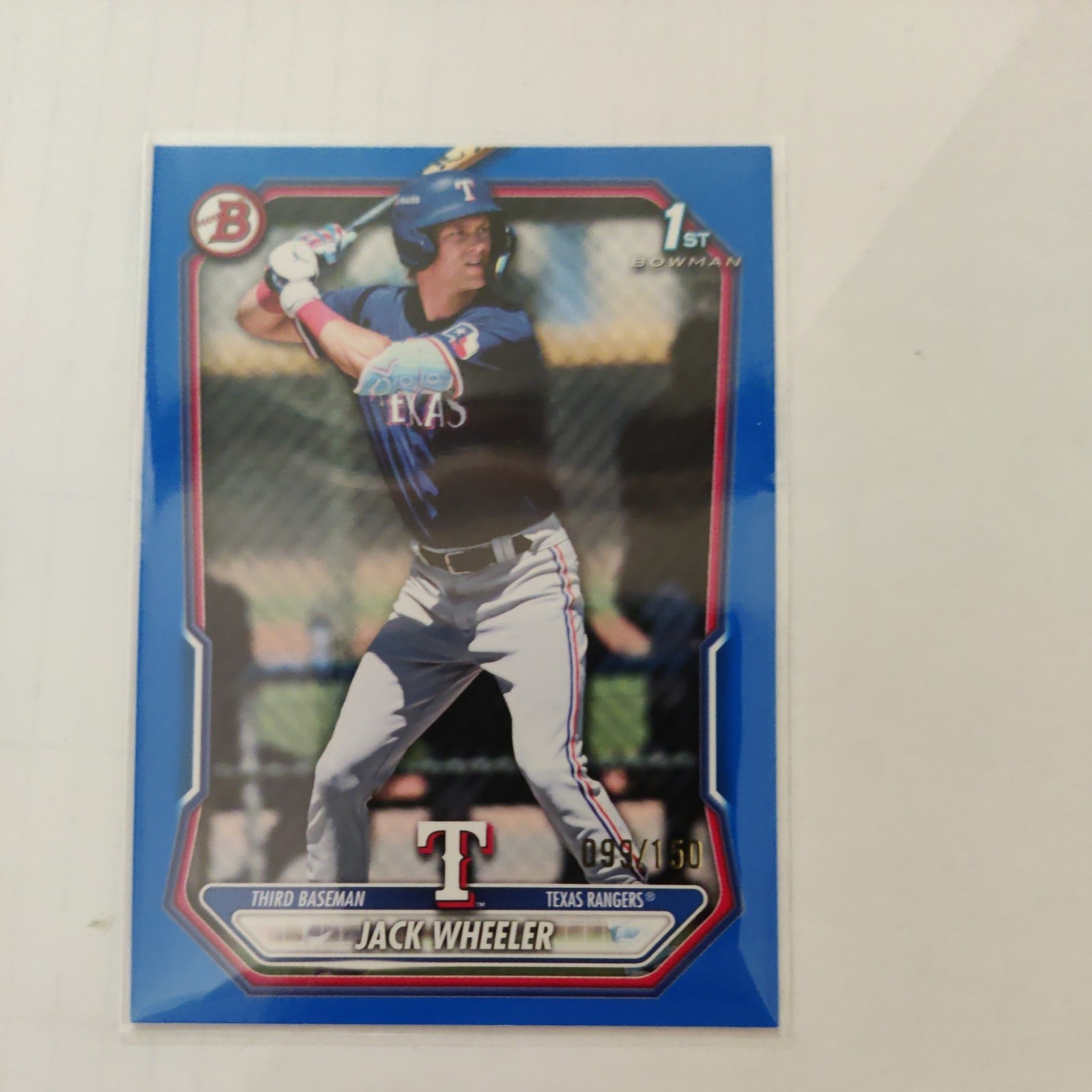 JACK WHEELER 2026 Bowman #BP-74 1st Blue Parallel /150