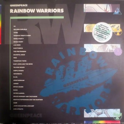 U2, Belinda Carlisle, Sting a.o Greenpeace Rainbow Warriors RCA 2xVinyl LP