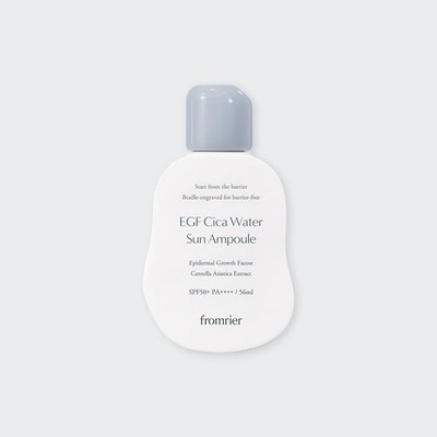 FROMRIER EGF Cica Water Sun Ampoule SPF50+ PA++++ 56ml Vegan Korean Skincare