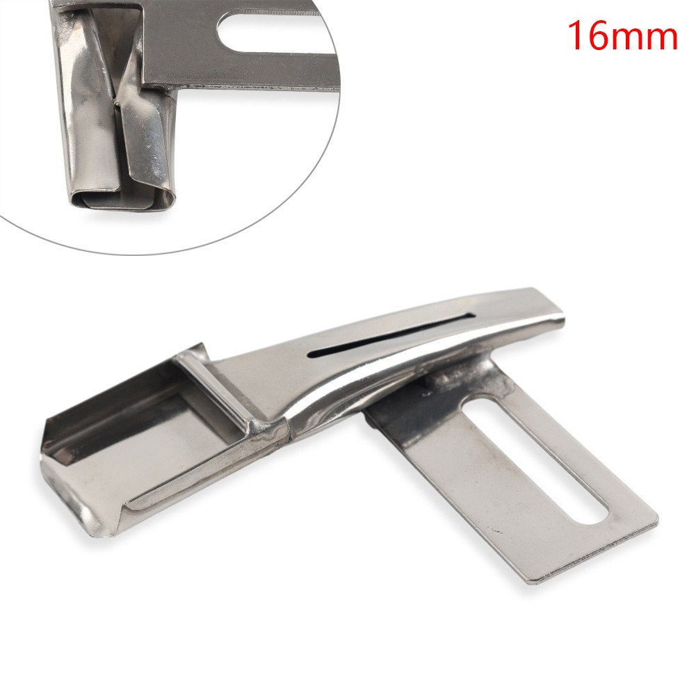 Belt Loop Folder For 2-Needle Industrial Sewing Machine Edges Meet In The Middle