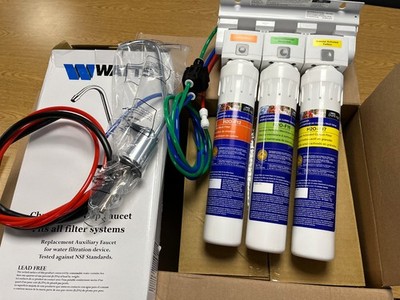Watts Pure H2O 3 Stage Reverse Osmosis Water Filtration System