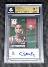 2013 Elite Giannis Antetokounmpo RPA Rookie Patch Auto /299 BGS 9.5 None higher
