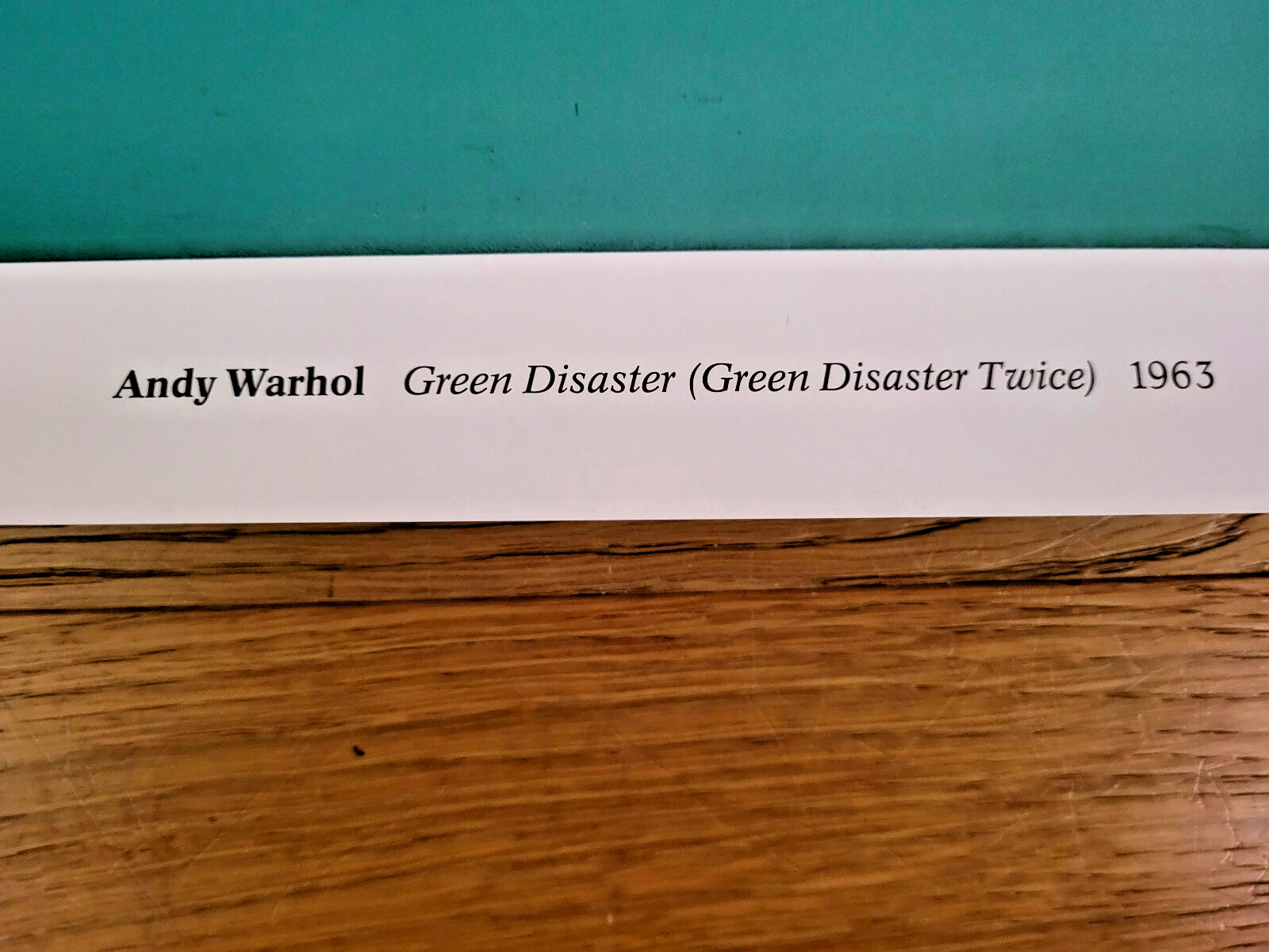 ANDY WARHOL - AFFICHE ORIGINALE D'EXPOSITION - CRASH - GAGOSIAN LONDON -... image 3