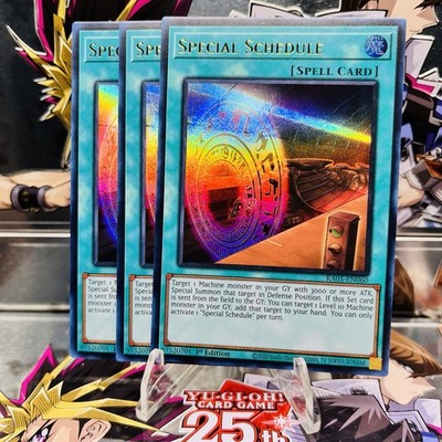 3x Yugioh Playset Special Schedule RA05-EN060 Ultra Rare 1st Ed Near Mint