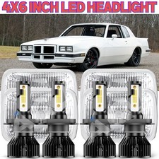 For Grand Prix 1987-1977 4pcs 4x6 Led Headlights Hilo Beam For Grand Prix 1987-1977 4pcs 4x6 Led Headlights Hilo Beam