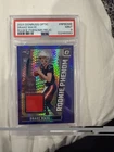 2024 Donruss Optic Drake Maye Blue Rookie Phenoms Jersey Relic Psa 9!