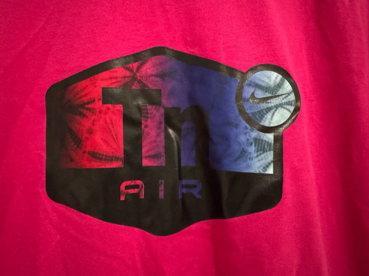Nike Sportswear Air Max TN Tuned Air Pink Graphic Shirt Mens S