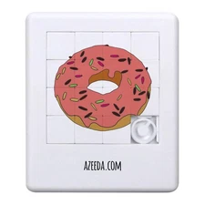 'Pink Doughnut' Sliding Puzzle (PZ00012007)