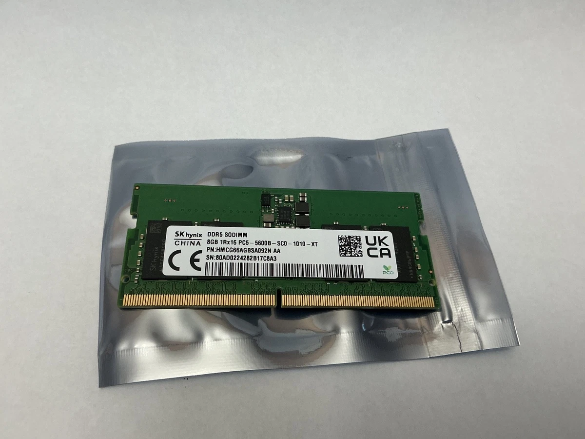 SK Hynix 8GB 1Rx16 PC5-5600B-SC0-1010-XT Laptop Memory | eBay