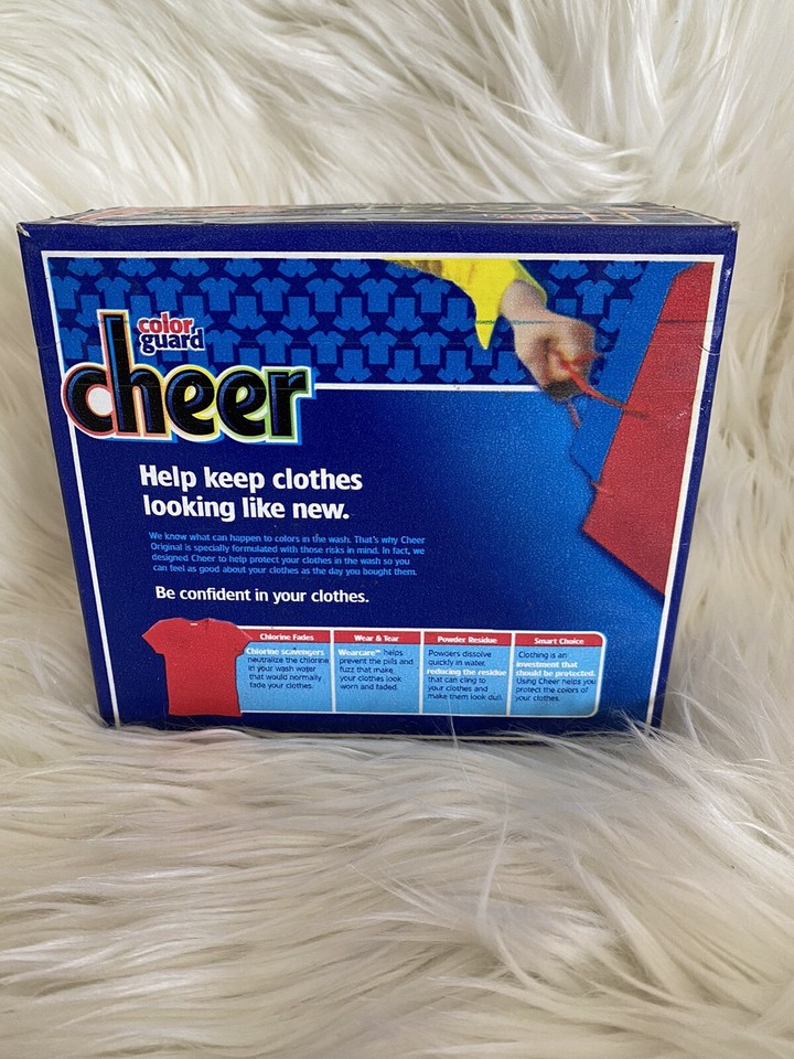 Cheer Color Guard Original Powder Laundry Detergent 26oz Vintage