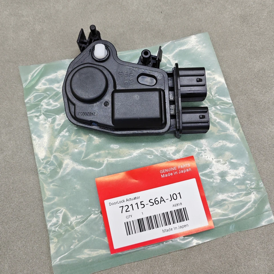 New 72115-S6A-J01 Front Right Passenger Side Power Door Lock Actuator For Honda Foto 4 de 4