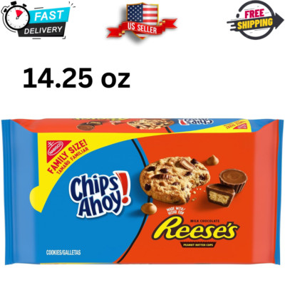 CHIPS AHOY! Reese s Peanut Butter Cup Chocolate Chip Cookies, 14.25 Oz Pack