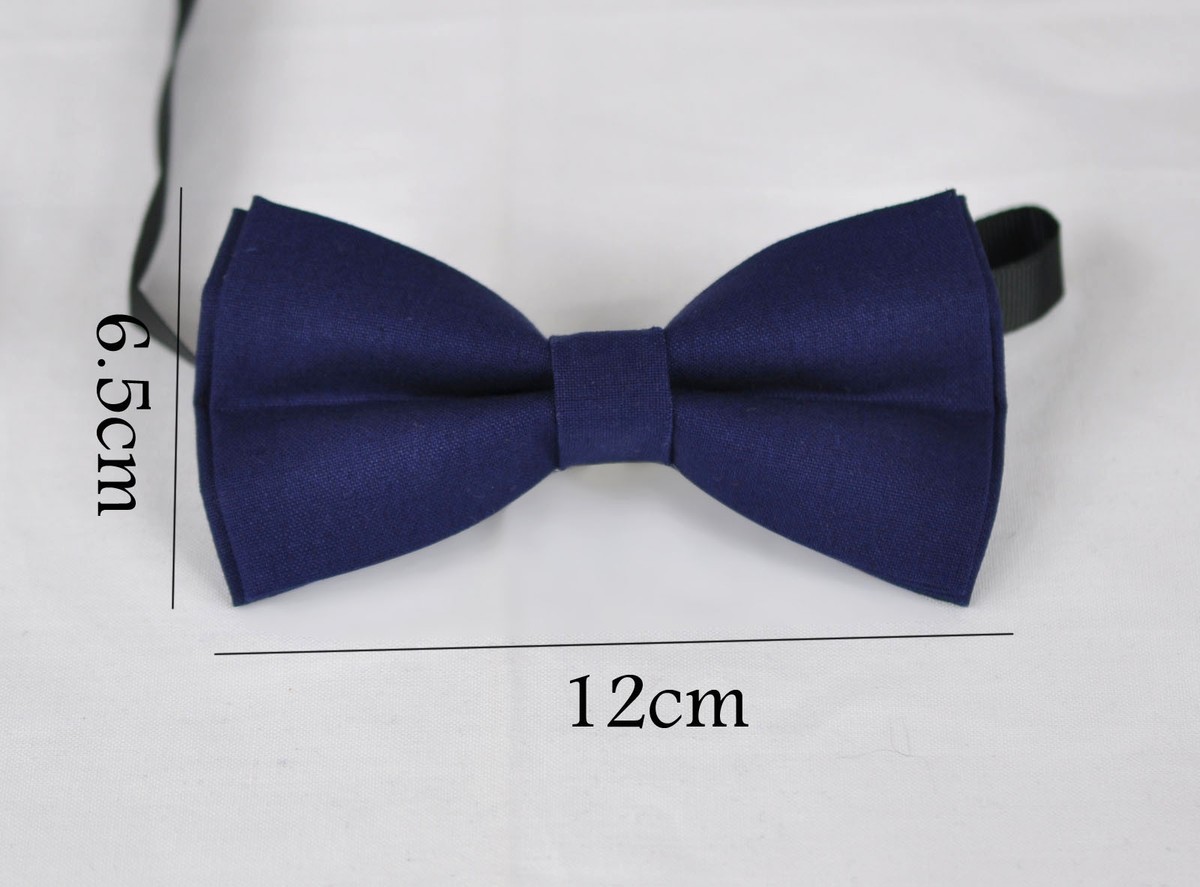 Men Women 100% Cotton Matte Black Solid Craft Bow Tie Bowtie Wedding Party | Australia