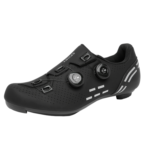 Outdoor Bicycle Shoes with SPD-SL Cleats ADS Cycling Shoes Men Road Bike Sneaker - Picture 2 of 15