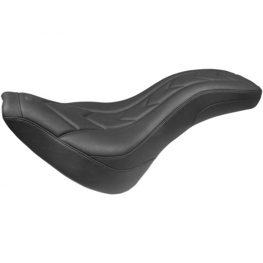 Selle solo Wide Tripper Mustang Apex Chevron pour les road trips d'été
