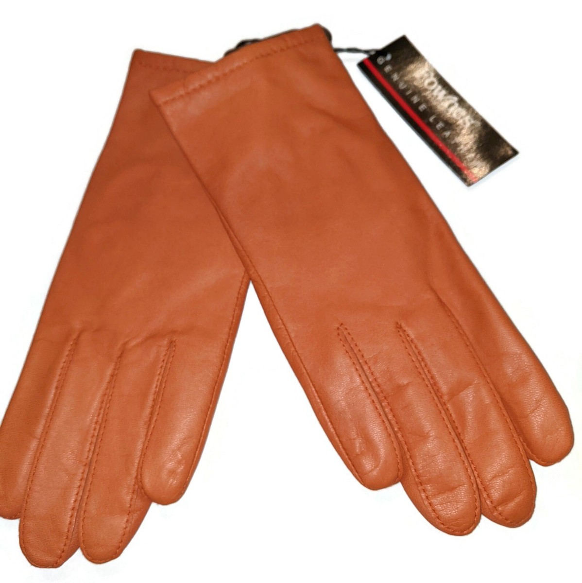 Fownes Genuine Leather Orange, Small,