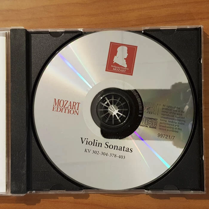 ACCARDO / CANINO Mozart Violin Sonatas 302-304-378-403  EX/EX(CD) - Bild 3 von 4