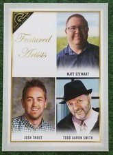 2019 Topps Gallery Featured Artists Matt Stewart, Josh Trout, Todd Aaron Smith