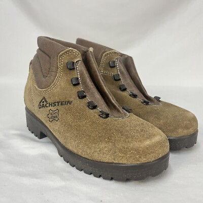 VINTAGE DACHSTEIN SCHUTZMARKE MOUNTAINEER HIKING BOOTS SIZE EU 35 US 5 AUSTRIA