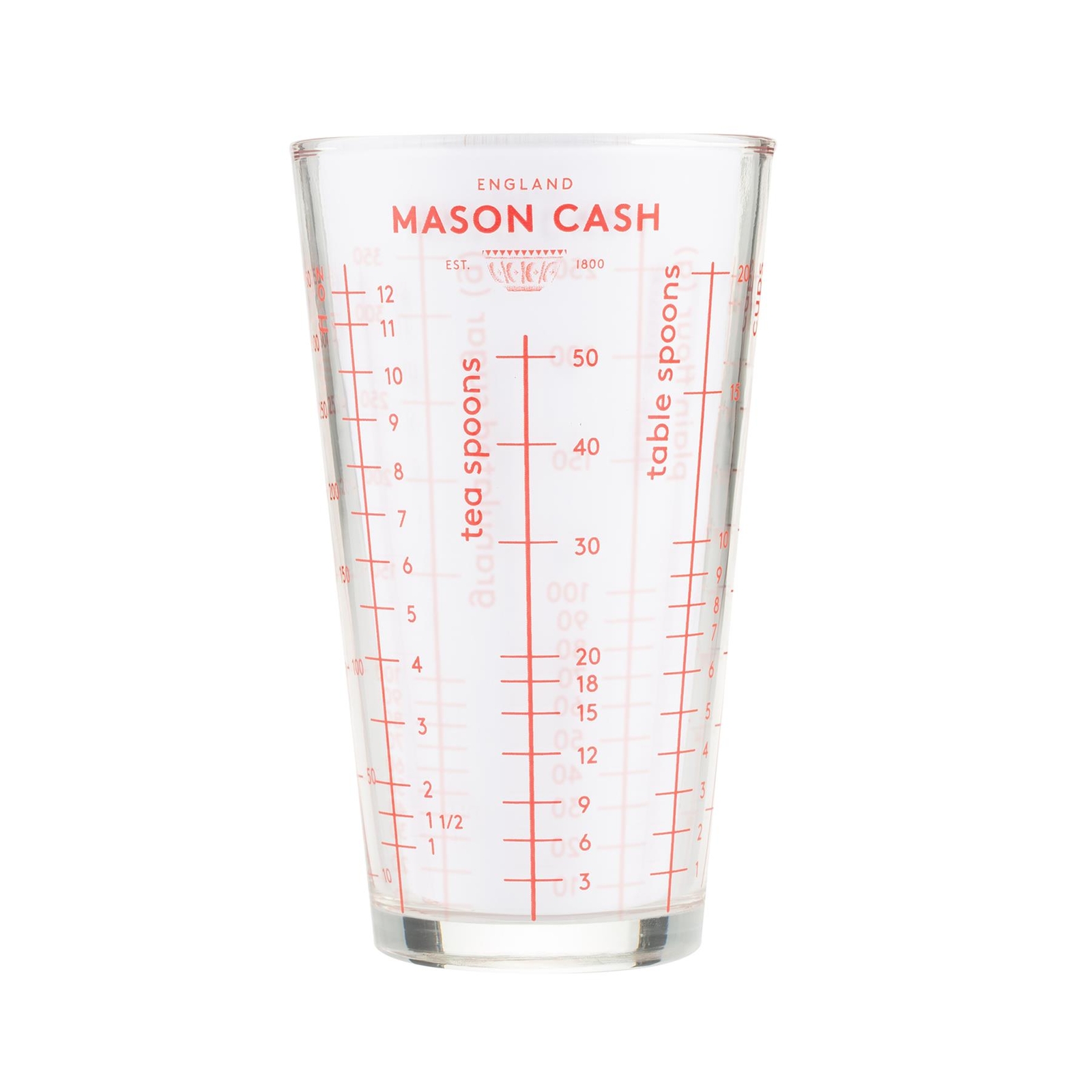 Mason Cash Classic Kitchen Glass Measuring Cup for Cooking & Baking