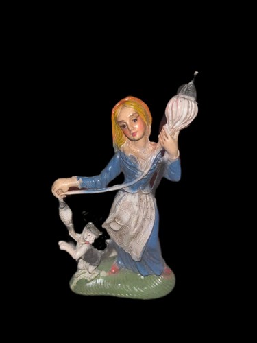LOTTO STATUINE DEL PRESEPE-PLASTICA/PASTA -MADE IN ITALY - Foto 12 di 14