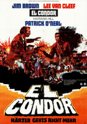 El Condor ORIGINAL A1 Kinoplakat Jim Brown / Lee Van Cleef / Patrick O'Neal