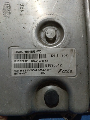 CENTRALINA MOTORE FIAT PANDA 4X4 1.3 51896812 MJD8F2.B1 - Imagen 2 de 4