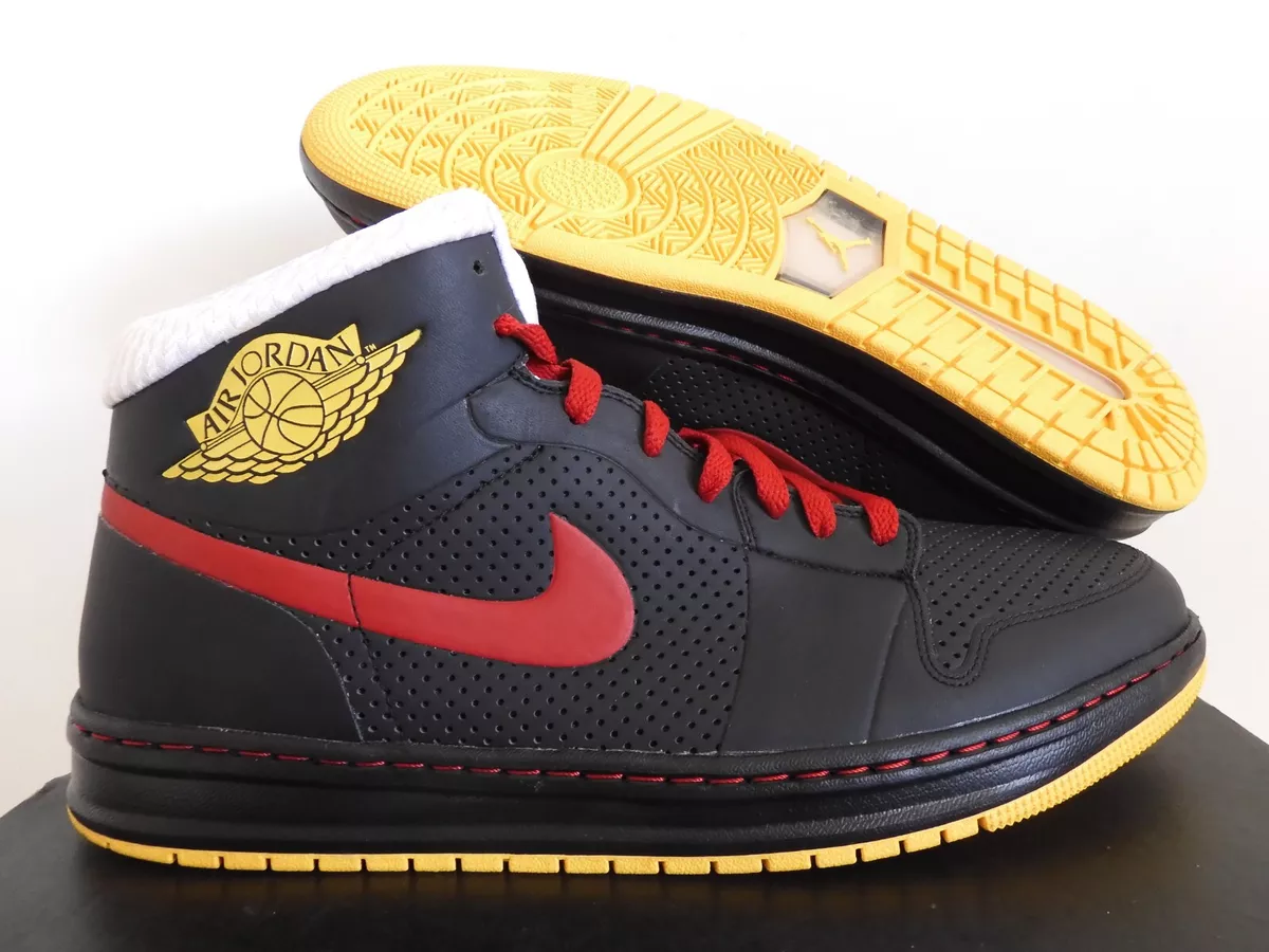Black red and yellow 2025 jordan 1