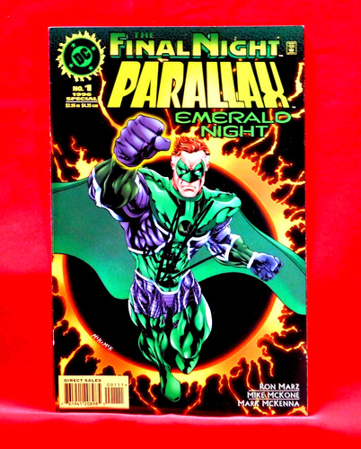 GREEN LANTERN: PARALLAX EMERALD NIGHT #1 SIGNED BY ARTIST MIKE MCKONE