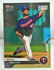 Rich Hill 2020 Topps Now Summer Camp Edition Wave 1 #OD-462 - TWINS - SP /3628