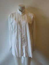 MENS VICTOR TALBOTS WHITE LONG SLEEVE BUTTON DOWN TUXEDO SHIRT SZ 15.5/39